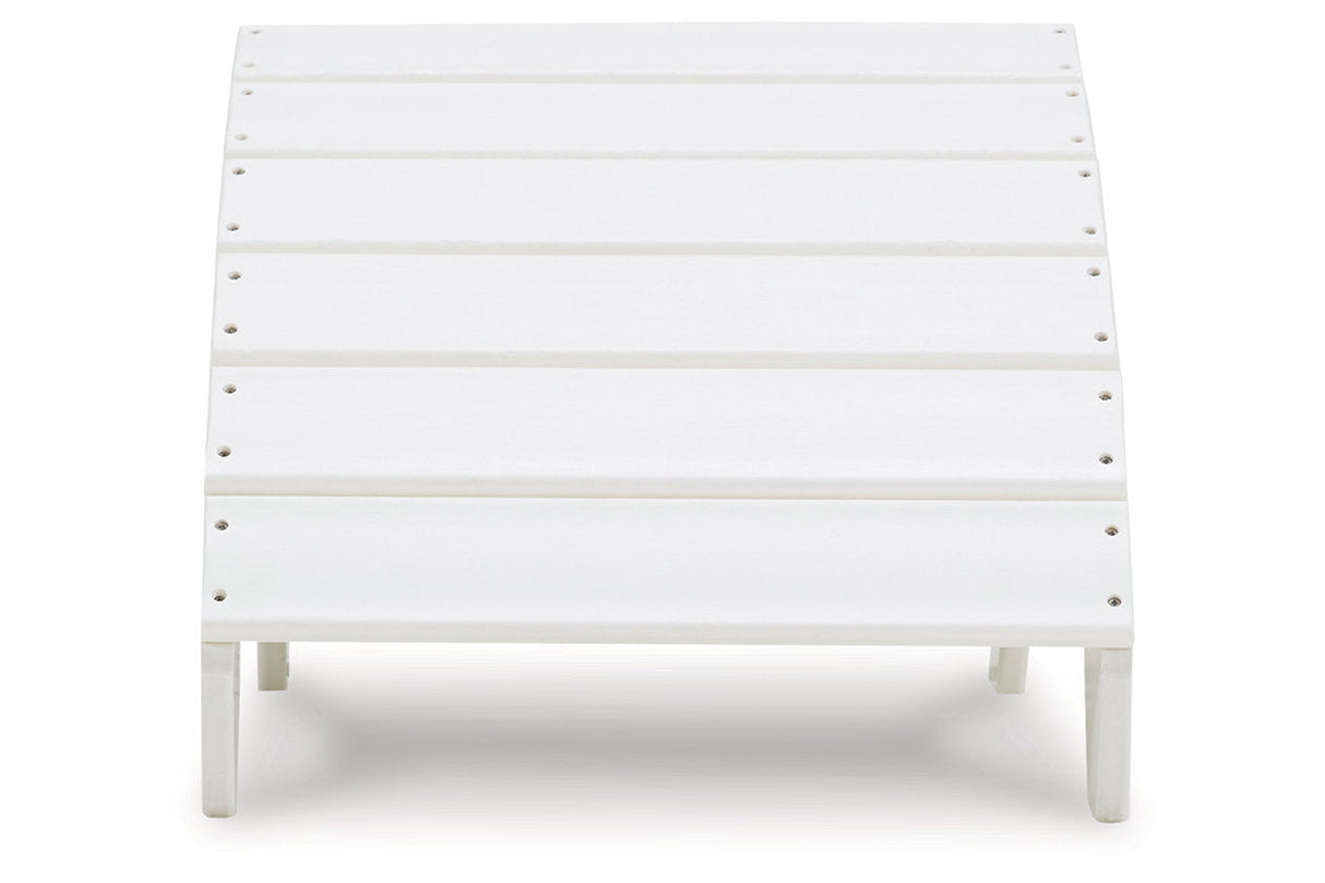 Sundown Treasure White Ottoman