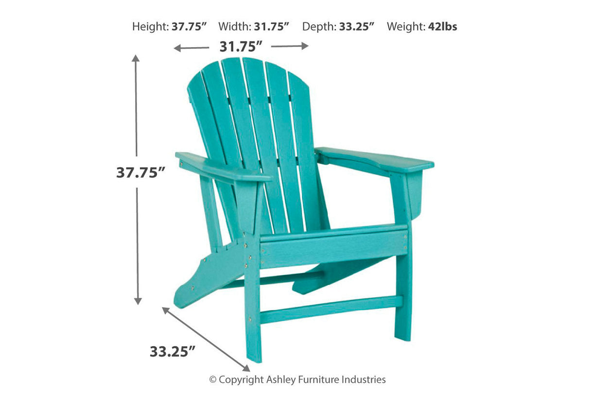 Sundown Treasure Turquoise Adirondack Chair