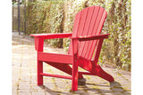 Sundown Treasure Red Adirondack Chair