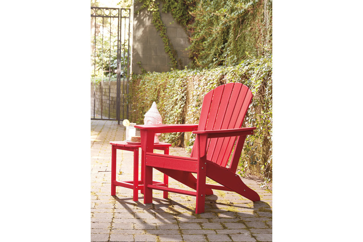 Sundown Treasure Red Adirondack Chair