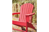 Sundown Treasure Red Adirondack Chair