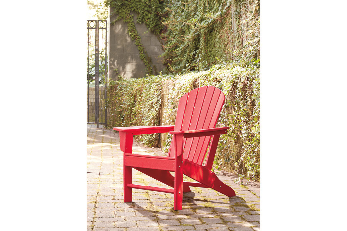 Sundown Treasure Red Adirondack Chair