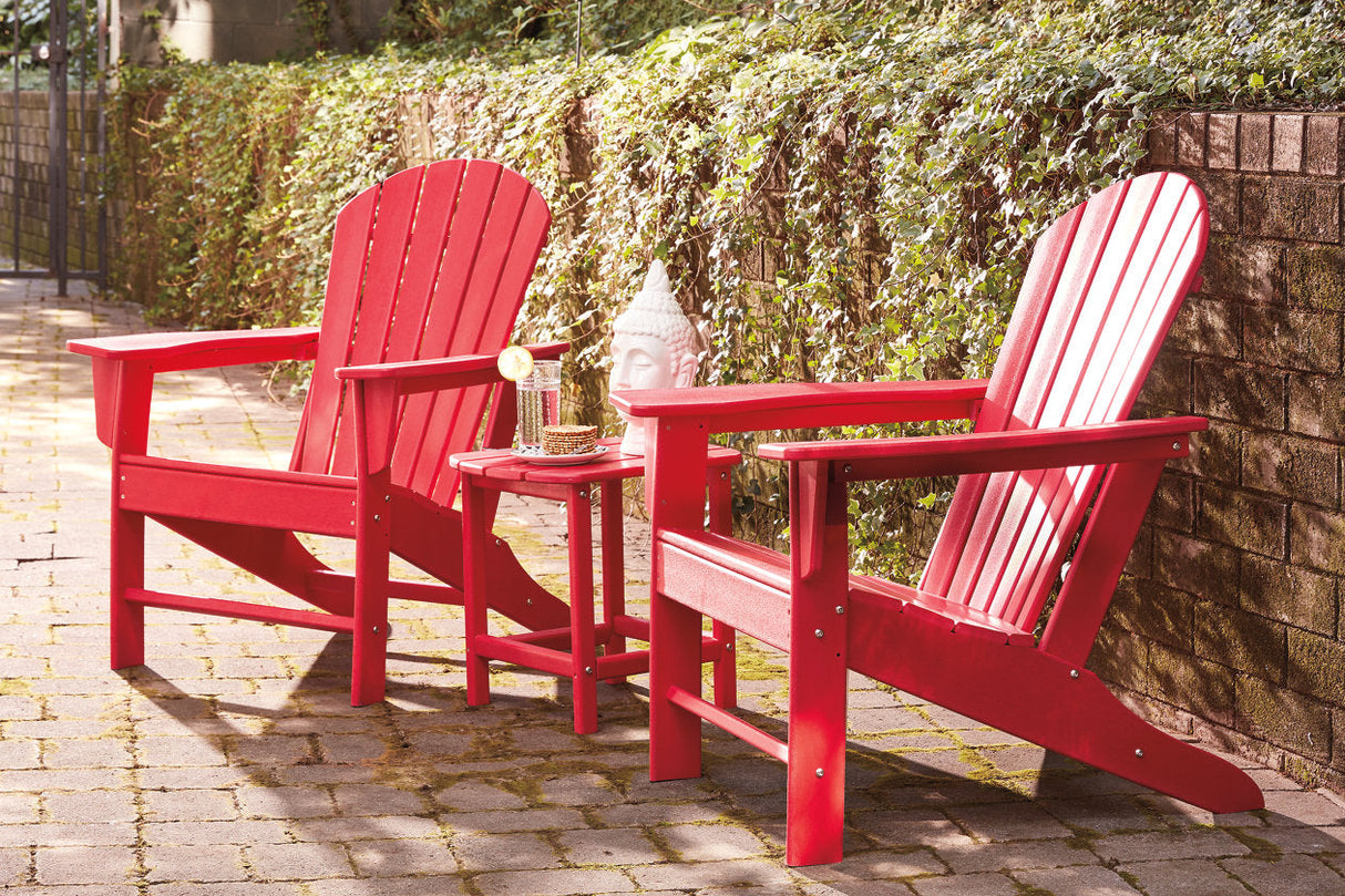 Sundown Treasure Red Adirondack Chair