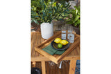 Kailani Light Brown Serving Cart