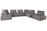 Bree Zee Brown 8-Piece Outdoor Sectional