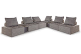 Bree Zee Brown 8-Piece Outdoor Modular Seating