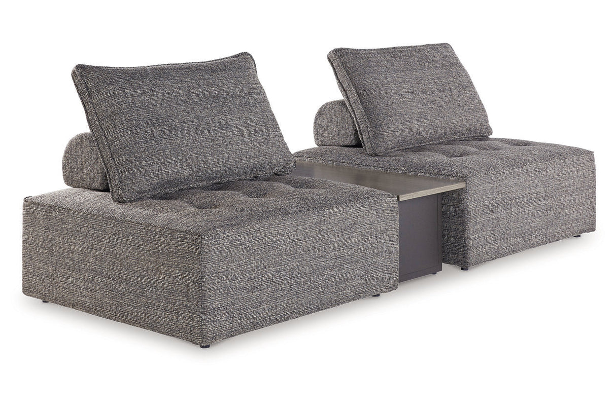 Bree Zee Brown 3-Piece Outdoor Sectional