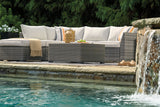 Cherry Point Gray 4-piece Outdoor Sectional Set