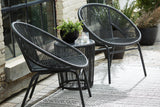 Mandarin Cape Gray Outdoor Table and Chairs