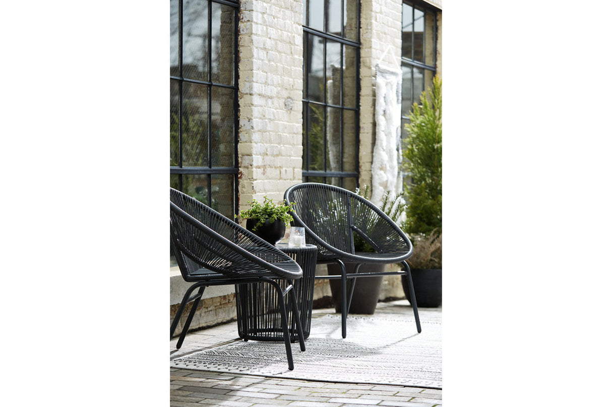 Mandarin Cape Gray Outdoor Table and Chairs