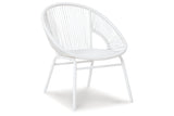 Mandarin Cape White Outdoor Table and Chairs