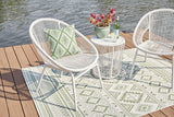 Mandarin Cape White Outdoor Table and Chairs