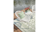 Mandarin Cape White Outdoor Table and Chairs