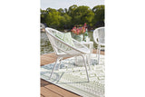 Mandarin Cape White Outdoor Table and Chairs