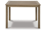 Aria Plains Brown Outdoor Dining Table