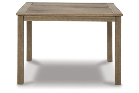 Aria Plains Brown Outdoor Dining Table