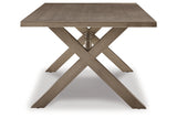 Beach Front Beige Outdoor Dining Table