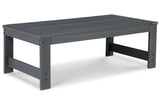 Amora Charcoal Gray Outdoor Coffee Table