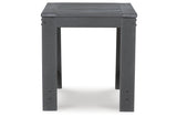 Amora Charcoal Gray Outdoor End Table