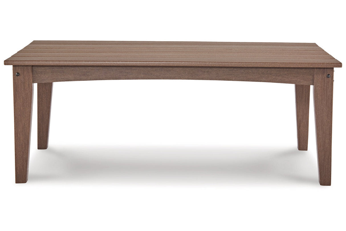 Emmeline Brown Outdoor Coffee Table