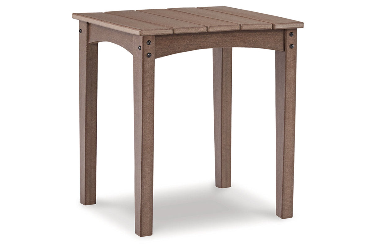 Emmeline Brown Outdoor End Table