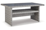 NAPLES BEACH Light Gray Outdoor Multi-use Table