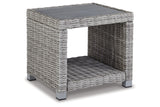 NAPLES BEACH Light Gray Outdoor End Table