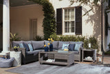 Salem Beach Gray 3-Piece Outdoor Sectional