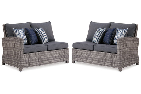 Salem Beach Gray 3-Piece Outdoor Sectional