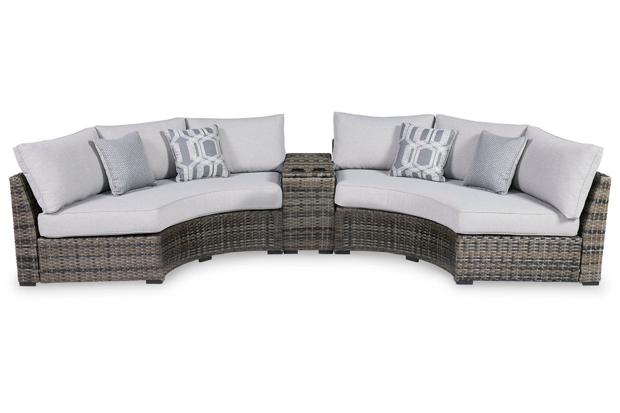 Harbor Court Gray 3-Piece Outdoor Sectional