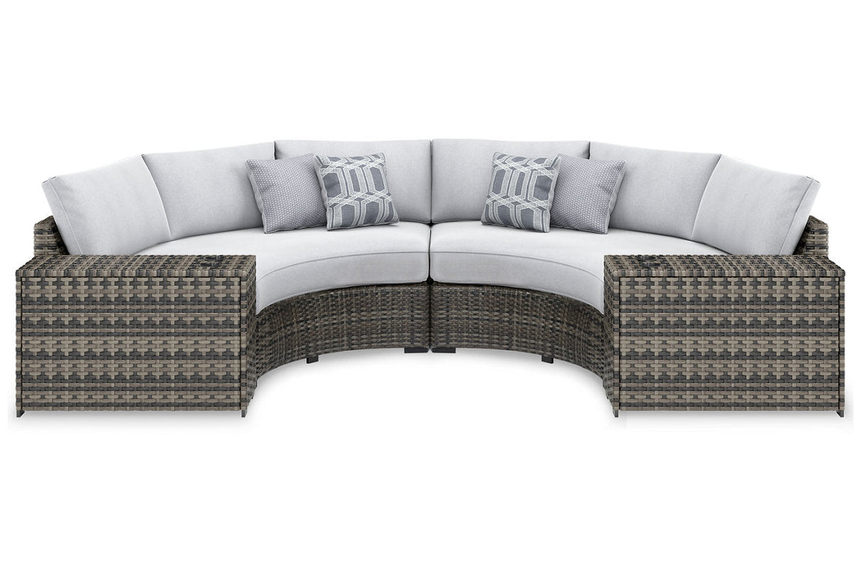 Harbor Court Gray 4-Piece Outdoor Sectional