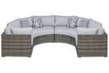 Harbor Court Gray 4-Piece Outdoor Sectional