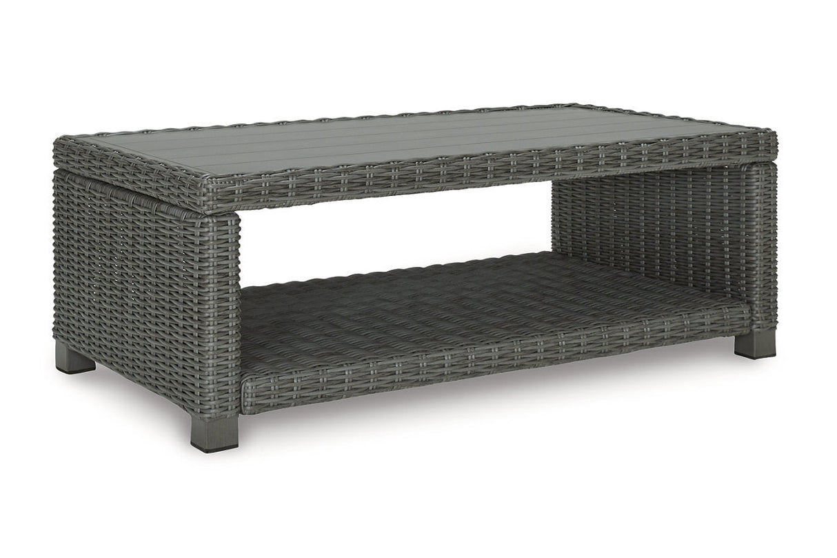 Elite Park Gray Outdoor Sofa, 2 Lounge Chairs and Coffee Table