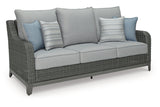 Elite Park Gray Outdoor Sofa with Cushion