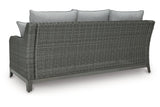 Elite Park Gray Outdoor Sofa with Cushion