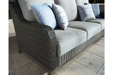 Elite Park Gray Outdoor Sofa with Cushion