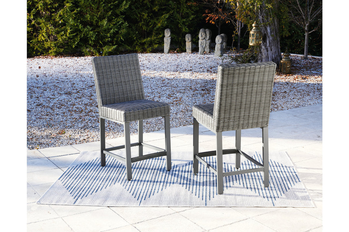 Palazzo Gray Outdoor Barstool