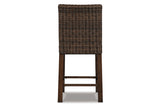 Paradise Trail Medium Brown Barstool