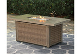 Beachcroft Beige Fire Pit Table