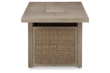 Beachcroft Beige Fire Pit Table