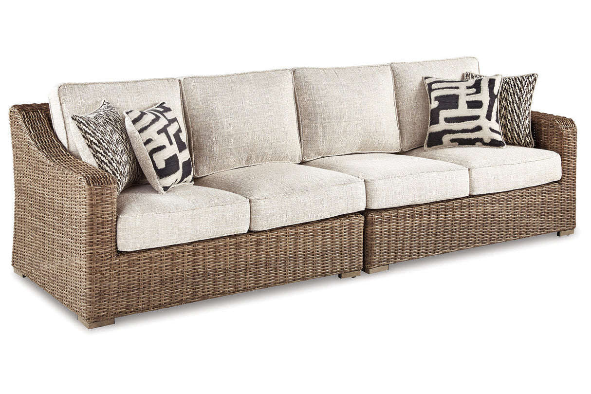 Beachcroft Beige Left-Arm Facing Loveseat/Right-Arm Facing Loveseat