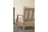 Clare View Beige Lounge Chair with Cushion