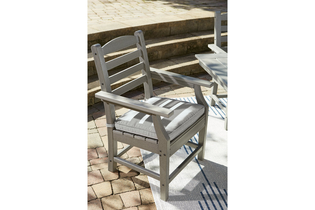 Visola Gray Arm Chair with Cushion