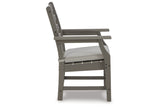 Visola Gray Arm Chair with Cushion