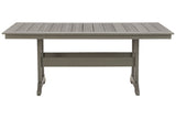 Visola Gray Outdoor Dining Table