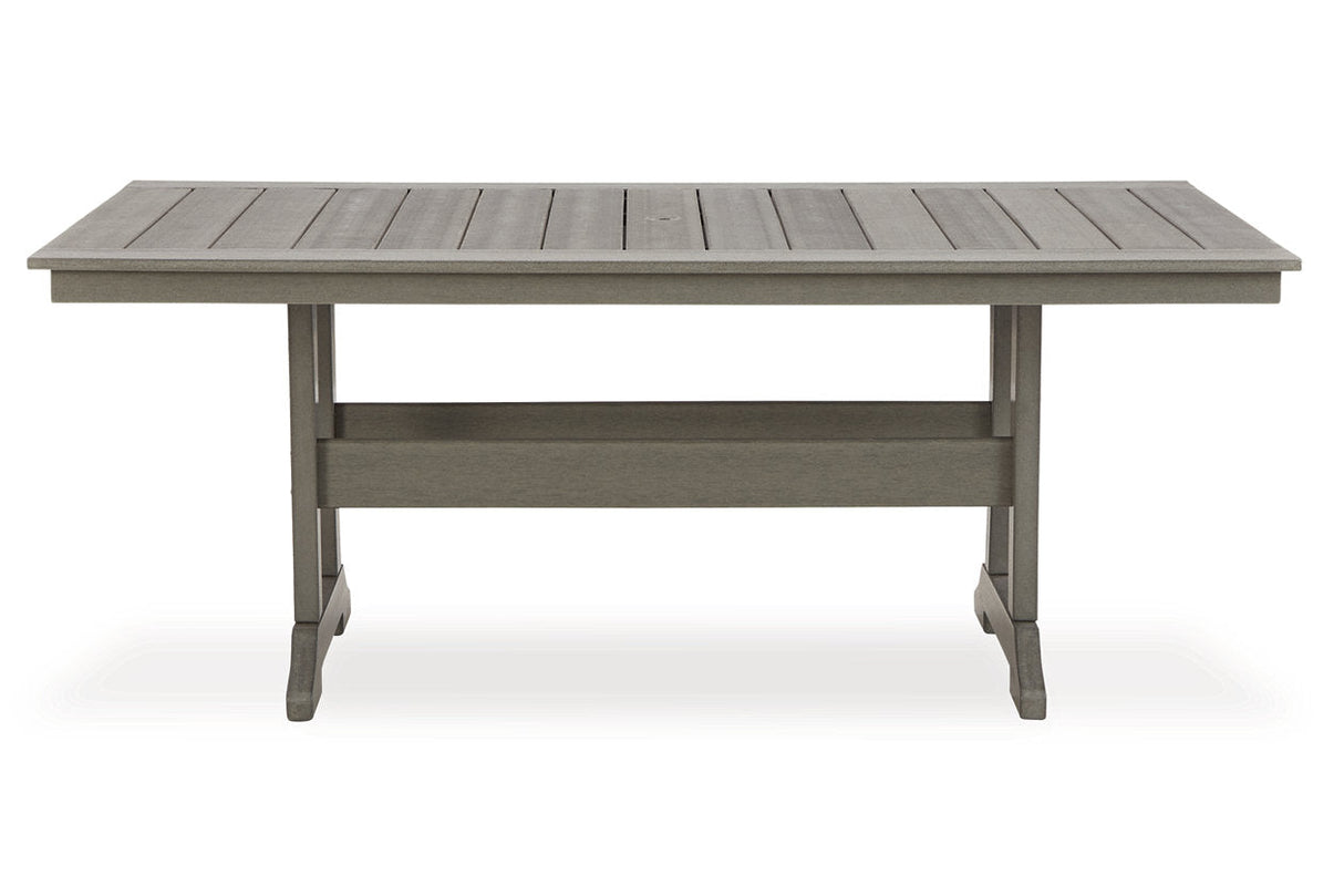 Visola Gray Outdoor Dining Table with 6 Chairs