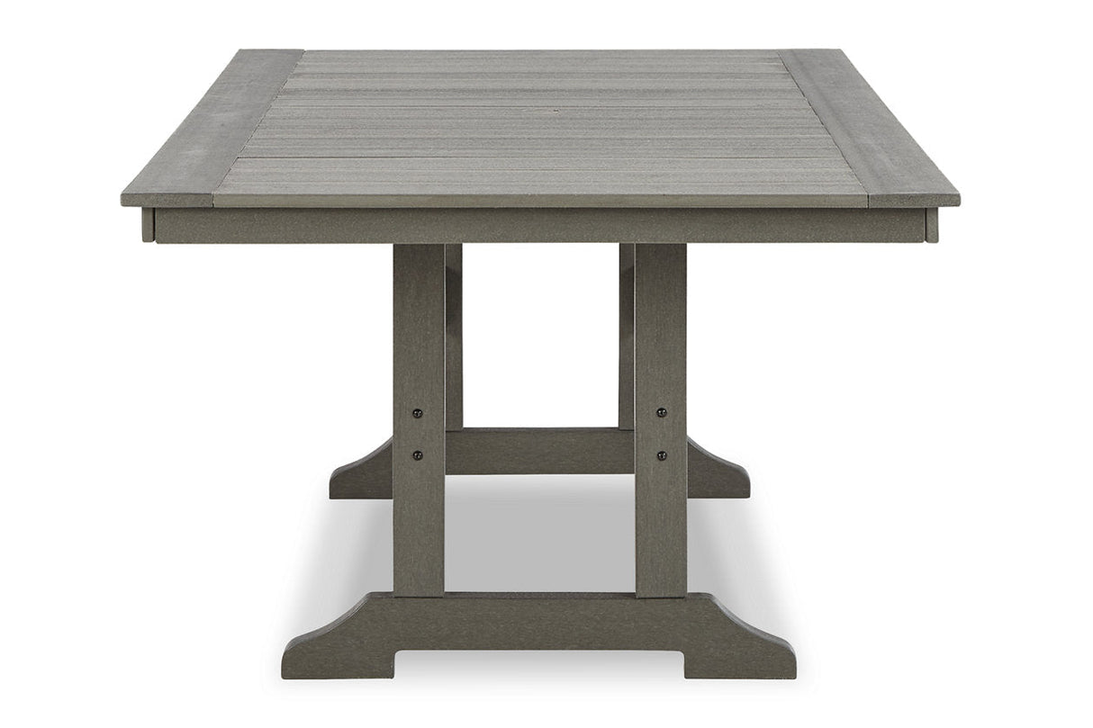 Visola Gray Outdoor Dining Table with 6 Chairs