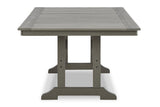 Visola Gray Outdoor Dining Table with 4 Chairs