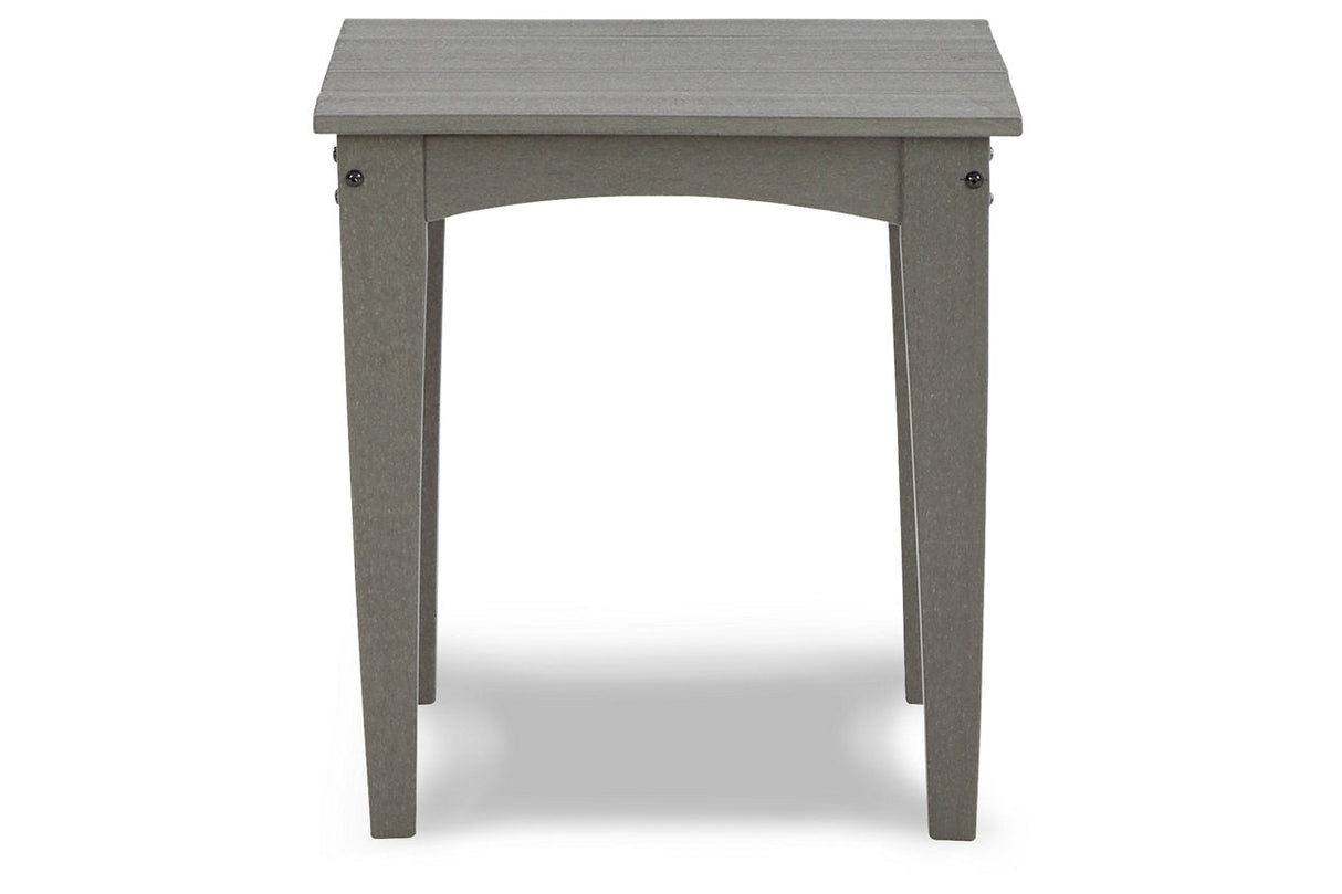 Visola Gray Outdoor End Table