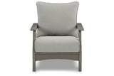 Visola Gray Lounge Chair with Cushion